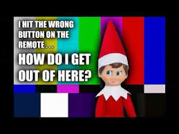 Elf On The Shelf Boy Stuck In Tv Youtube Elf On The Shelf Elf Elf On Tv