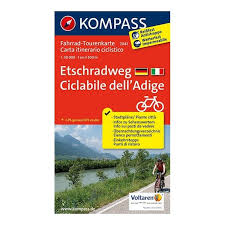 Adige Cycle Route Ciclabile Dell Adige Kompass Cycle Tour Map 7041