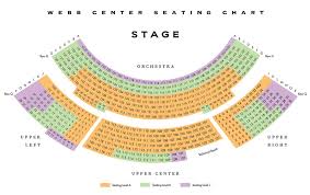 Del E Webb Center For The Performing Arts Seating Chart