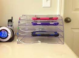 Pin By Ronan Library District On Home Organization Diy Docking Station Ipad Storage Charging Station