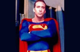 With nicolas cage, tim burton, kevin smith, dan gilroy. Nic Cage Superman Archives Byt Brightest Young Things