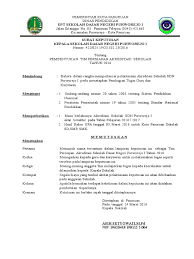 Masa berlaku akreditasi adalah selama 4 tahun, permohonan akreditasi ulang dilakukan 6 bulan sebelum masa berlaku habis. Sk Tim Akreditasi Sekolah