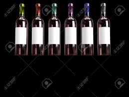 Download 3d Render Of Different Colored Foil Sealed Amber Glass Wine Bottle Stock Photo Picture And Royalty Free Image Image 146480729