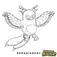 Coloring book a brand new app that allows users to relax and e. My Singing Monsters A Little Rare Tweedle Told Us It S Drawingday Get Rare Tweedle For A Limited Time Only During This Exciting Rare Solo Promotion Smarturl It Playsingingmonsters Sketch Doodle Art Drawing Instaart
