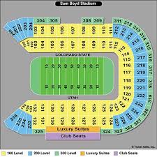 Unfolded Sam Boyd Stadium Ama Supercross Seating Chart