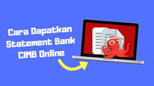 Banks use a blank bank statement then they print the required information and issue this to you and other. Cara Dapatkan Statement Bank Di Cimbclick Youtube