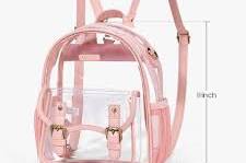 Lila's Clear Mini Backpacks - Stadium Aproved