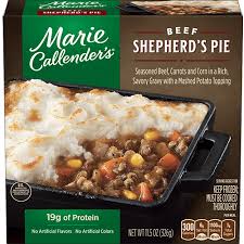 3 grams fiber 95 mg cholesterol 0 grams saturated fat 1010 mg sodium 0 grams sugar 0. Beef Frozen Shepherd S Pie Marie Callender S