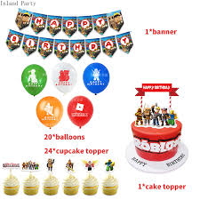 Invitaciones de roblox roblox invitación descargar roblox invita fiesta de cumpleaños de roblox plantilla pdf descargar roblox instantánea texto editable más menos. Roblox Juego Globo Para Decoracion De Fiesta De Cumpleanos Para Nino Y Nina Banner Para Pastel Tematica De Juego Suministros De Bano Para Bebe Juguetes Para Ninos Regalo Decoraciones Diy De Fiestas