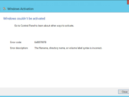 If this is a new product key, you will be prompted to redeem the. Fix Error Code 0x8007007b While Activating Windows 10