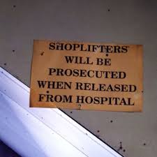 No physical print will be mailed to you this purchase is only for instant download digital files that include one 8 x 10 300 dpi jpg and 25 Retail Shoplifting Responses Ideas Retail Signage Bones Funny Funny Warning Signs