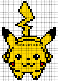 Pikachu pixel art, pixel art pokemon, bead, pokemon png. Minecraft Pixel Art Templates Pikachu Pixel Art Pokemon Minecraft Pixel Art Pixel Art