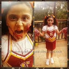 Deluxe quality of child cheerleader costume diy letter symbol logo cosplay costume ready to ship now! Creepy Zombie Cheerleader Costume