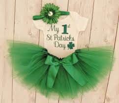 Patrick's day gives you a reason to wear your favorite shamrock earrings, we've got your leprechaun look covered! Infant St Patrick S Day Outfit Pasteurinstituteindia Com