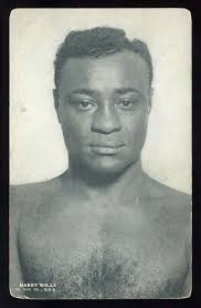 1923 BOXING EXHIBIT PROTOTYPE 1928 BLANK BACK HARRY WILLS' FIGHTING FACE  VARIETY