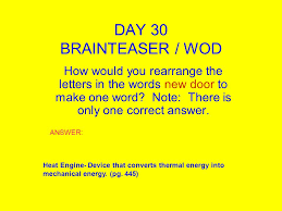 Check your english vocabulary for law. Day 1 Brainteaser Wod A 30 Year Old Man Married A 25 Year Old Woman She Died At Age 50 And Her Husband Was So Devastated That He Cried For Years Ppt Download