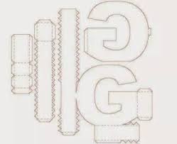 Sgblogosfera Maria Jose Argueso Letras Para Montar Paper Crafts Paper Crafts Diy Tutorials Origami Paper Art 100% nuevo y de alta calidad tolerancia de temperatura de amplio rango: letras para montar paper crafts
