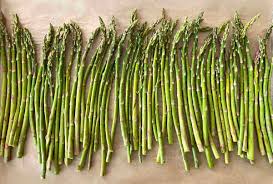 Is it normal for asparagus stalks to snap off? Oven Roasted Asparagus With Bacon Bits Bread Crumbs And Parmesan Cheese Bensa Bacon Lovers Society