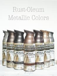 Rust Oleum Metallic Spray Paints Sprinkled And Painted At Ka Styles Co Metallic Spray Paint Metallic Spray Paint Colors Spray Paint Furniture