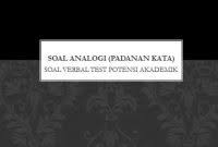 Check spelling or type a new query. 25 Tes Verbal Umum Tes Potensi Akademik Jawaban Lengkap