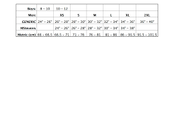 Size Charts Doctor Dancebelts Guide