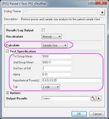 Help Online Tutorials Power And Sample Size