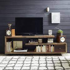 Staggered Wood Console 76 In 2021 Living Room Tv Stand Living Room Tv Farm House Living Room