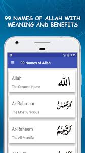 This asmaul meaning and meaning application can be used to make it easier for you to read, understand and understand the benefits of asmaul husna. 99 Names Of Allah Asma Ul Husna With Meanings For Android Apk Download