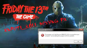 Friday The 13th Game Xinput1 3 Dll Is Missing Fix Youtube