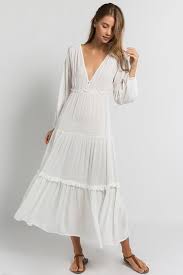 Willa Long Sleeve Maxi Dress Maxi Dress With Sleeves Long Sleeve White Maxi Dress Long Sleeve Flowy Dresses