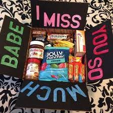 Valentine S Day Care Package Ideas For Your Far Away Love The Candy Lei Valentines Day Care Package Birthday Gifts For Boyfriend Boyfriend Care Package