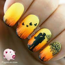 Esta técnica es súper fácil y con ella se pueden hacer diferentes diseños. Paisajes En Unas Unas Con Paisajes Decoracion Unas De Gel Unas De Gel Bonitas