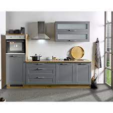 kuchenblock hellgrau artisan eiche 260 cm online bei roller kaufen in 2021 kuche block graue kuche kuchenblock