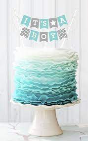 Personalized Cake Banners Baby Shower Cakes For Boys Baby Shower Cake Topper Mustache Baby Shower Cake