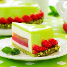 Bavarois Fruite A La Pistache Recette Patisserie Gateaux Et Desserts Recettes Sucrees