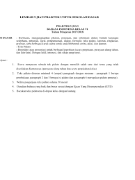 We did not find results for: Lembar Ujian Praktek B Indo 2018