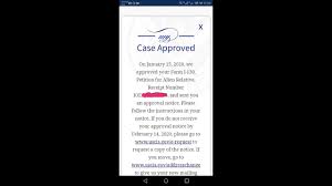 It tells that the the h1b petition with this particular case number was approved and they plan to send out the approval notice to the employer. The Approval Of Our I 130 Youtube