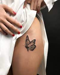 Beingstrongtattoo Hip Tattoos Women Tattoos Butterfly Tattoos For Women