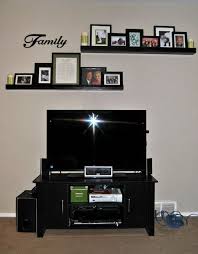 How To Decorate Wall Above Tv Google Search Home Pinterest Tv Decor Decor Around Tv Living Room Shelves