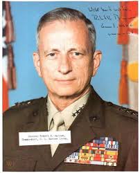 Signed Photo General ROBERT BARROW USMC Commandant 1979
