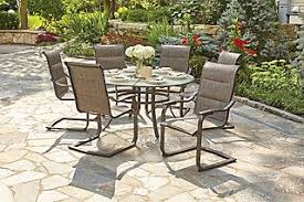 The Hampton Bay St Lucia Collection 7 Piece Dining Set Is The Perfect Outdoor Dining Solution F Outdoor Patio Designs Outdoor Furniture Sets Outdoor Furniture