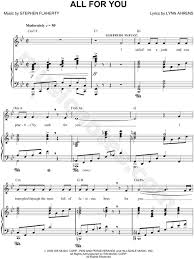 This musical provides wonderful creative opportunities in terms of set design, lighting and costuming and can easily accommodate a large cast. All For You From Seussical The Musical Sheet Music In Bb Major Transposable Download Print Sku Mn0039133