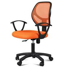 Ergonomic Mesh Computer Chair Adjustable Tension And Height Swivel Seat Orange Smilemart Modern Mesh Office Chair Computer Desk Chair Cheap Office Chairs