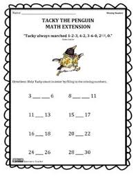 Tacky The Penguin Math Extension Tacky The Penguin Math Extension Penguin Math