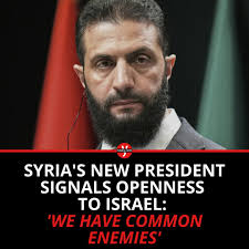 Speaking to Jewish outlet, Ahmad al-Sharaa calls to revive 1974  Disengagement Agreement with Israel, signals openness to talks with  Jerusalem but demands airstrikes end; praises Trump as 'a man of peace' and