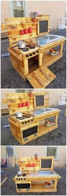 Outdoor Mud Kitchen For Kids Made From Recycled Pallet Wood Mud Kitchen For Kids Mud Kitchen Kids Kitchen