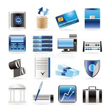 Bank Business Finance And Office Icons Icon Set Affiliate Finance Business Bank Office Set Ad Office Icon Vector Illustration Business