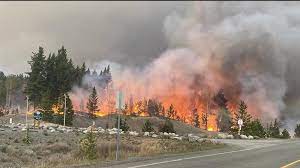 The sparks lake fire now covers an estimated 58,693 hectares, according to bc. 7dbv9ypye Jbnm