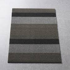 Black And White Striped Doormat Rug Chilewich Silver Black 36 X20 Doormat Buying Carpet Door Mat Boho Carpets