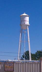 Collinsville Small Water Tower Water Tank Texas Water